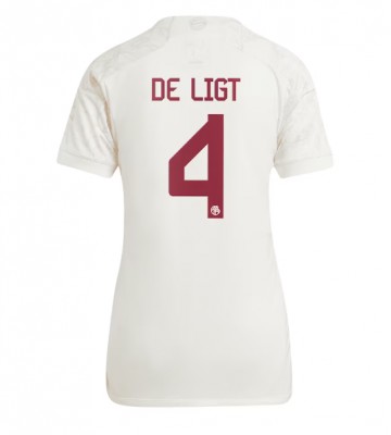 Bayern Munich Matthijs de Ligt #4 Tercera Equipación Mujer 2023-24 Manga Corta